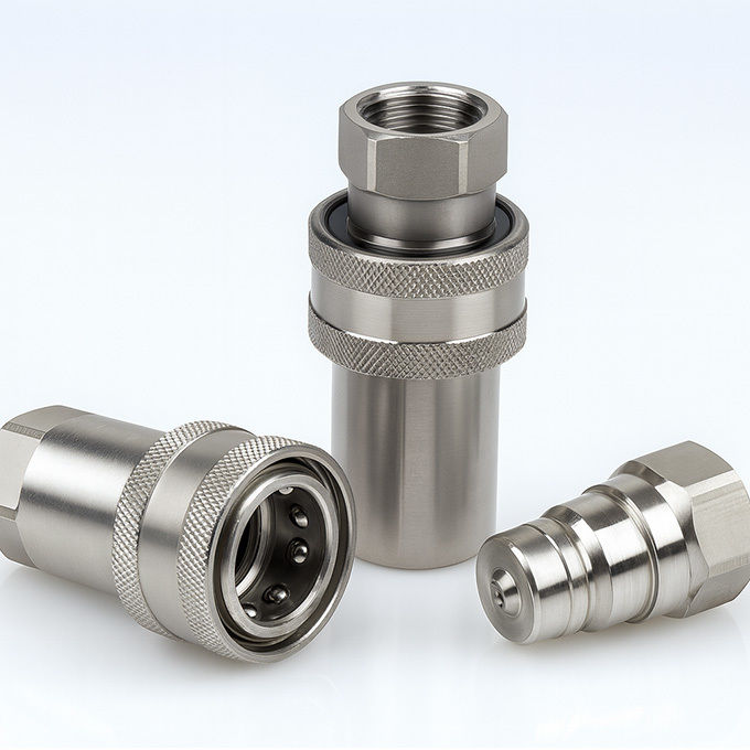 Cb-spm-10f-a-iso-7241-a Нержавеющая сталь быстрое соединение с Parker 6600 разъединитель и разъединитель
